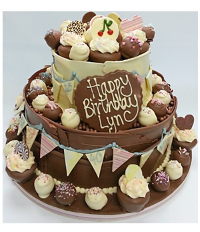 Những hình ảnh bánh sinh nhật đẹp và ấn tượng với hương vị socola 6
