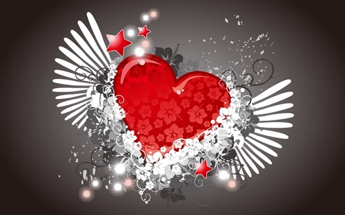Hình trái tim đẹp dễ thương trên facebook 8