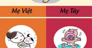 Sự khác biệt khi chăm sóc trẻ sơ sinh của mẹ Việt và mẹ Tây 1