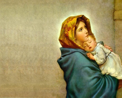 Ảnh đức mẹ Maria đẹp mân côi fatia linh thiêng 12