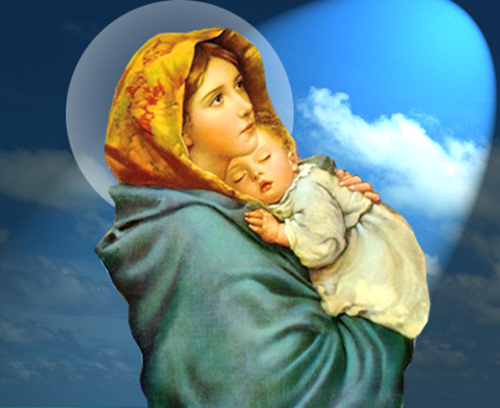 Ảnh đức mẹ Maria đẹp mân côi fatia linh thiêng 3