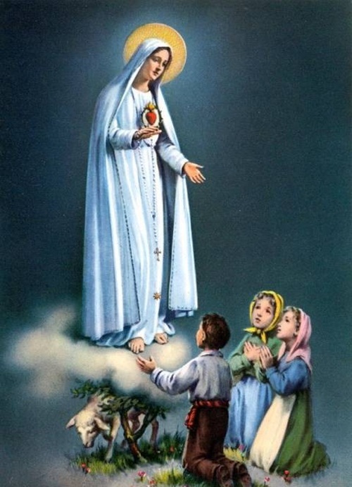 Ảnh đức mẹ Maria đẹp mân côi fatia linh thiêng 4