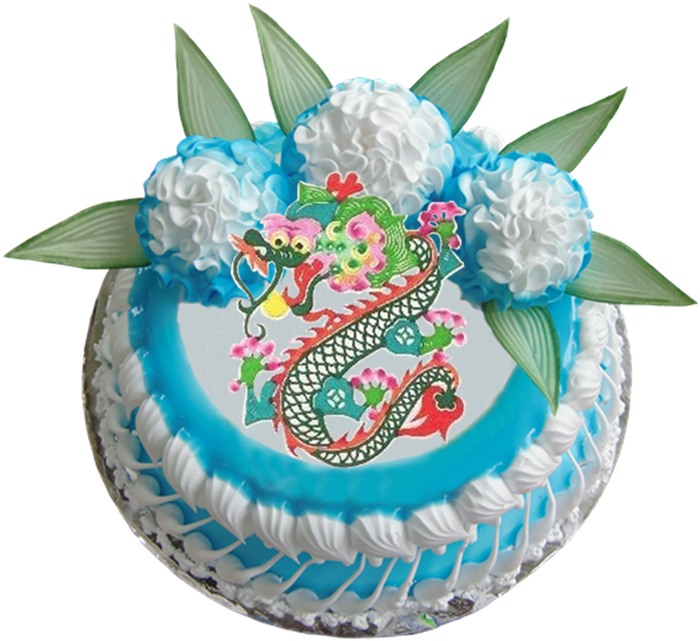 Những chiếc bánh sinh nhật hình con rồng trong vô cùng đáng yêu nhé 5