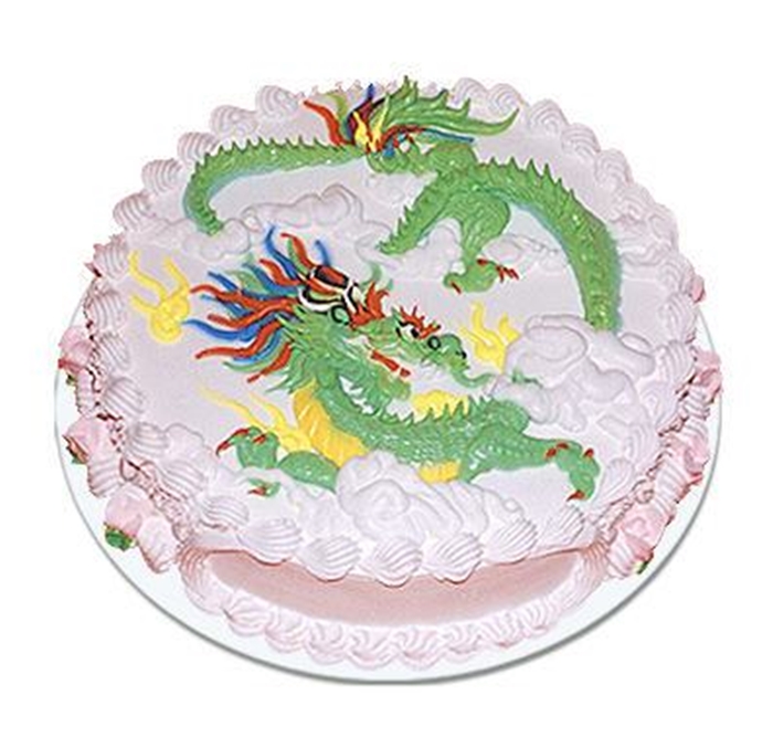 Những chiếc bánh sinh nhật hình con rồng trong vô cùng đáng yêu nhé 9