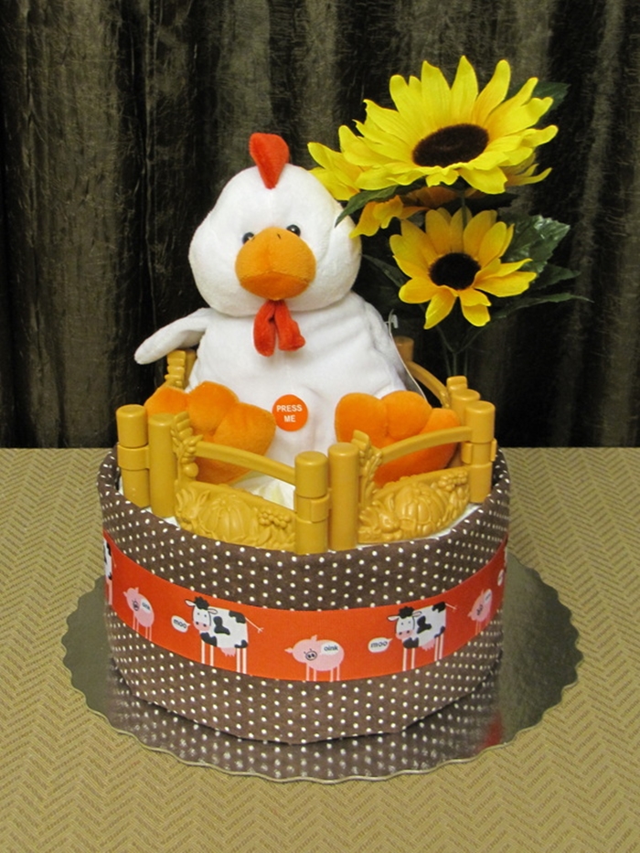 Những hình ảnh bánh sinh nhật hình con gà dễ thương và quá đáng yêu 16