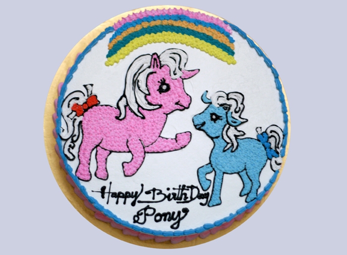 Những hình ảnh bánh sinh nhật hình con ngựa trong đáng yêu và ngộ nghỉnh 4