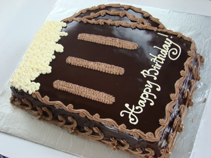 Những hình ảnh bánh sinh nhật hương vị socola dễ thương và vô cùng ấn tượng 12
