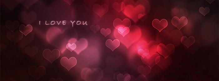 Bộ ảnh bìa facebook chữ I Love You đẹp lãng mạn và ấn tượng 6
