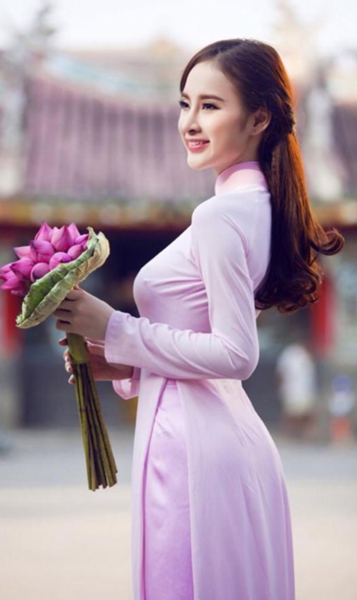 Bộ sưu tập hình ảnh girl xinh duyên dáng với chiếc áo dài truyền thống Việt Nam 9