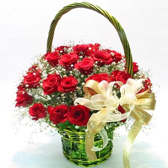 Những giỏ hoa hồng đẹp nhất dành tặng các bạn gái trong ngày lễ 20-10 2