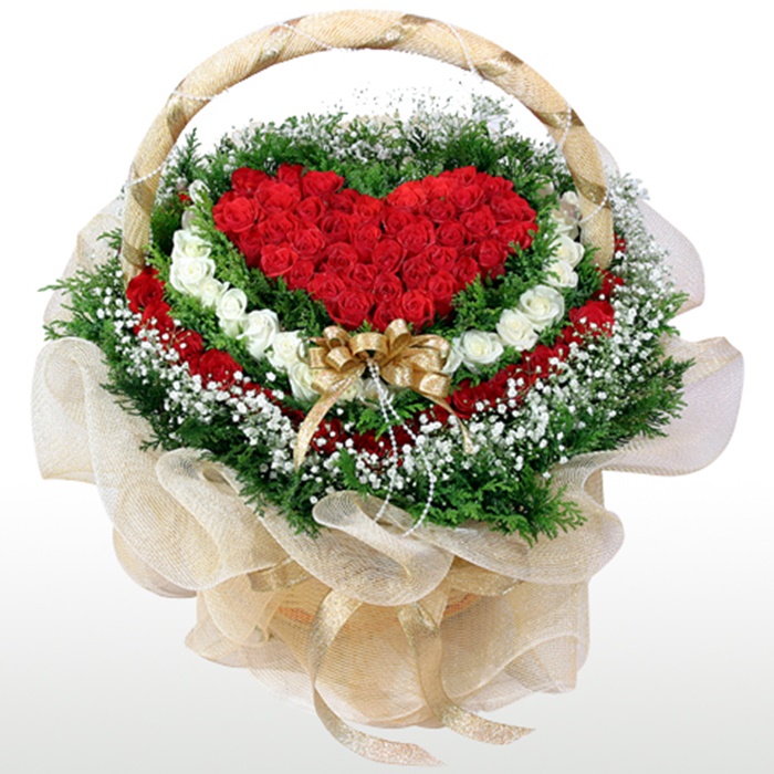 Những giỏ hoa hồng đẹp nhất dành tặng các bạn gái trong ngày lễ 20-10 5