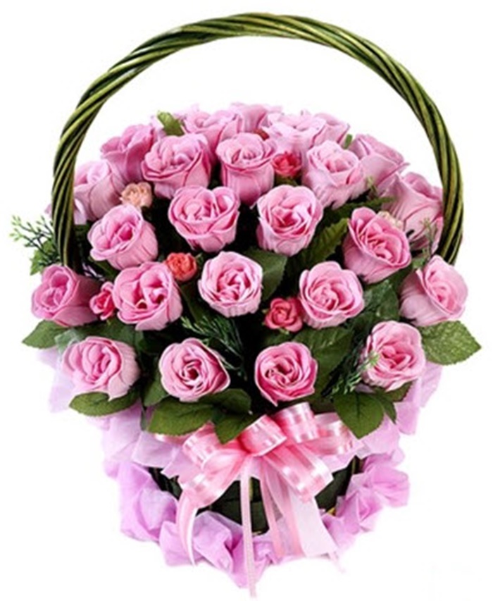 Những giỏ hoa hồng đẹp nhất dành tặng các bạn gái trong ngày lễ 20-10 9