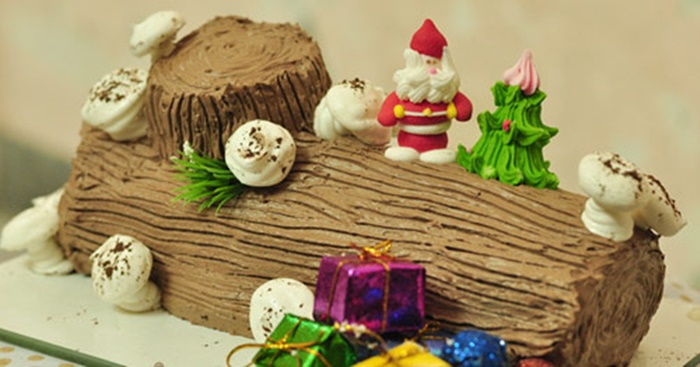 Những hình ảnh bánh kem hình khúc gỗ ấn tượng cho ngày Giáng Sinh 2
