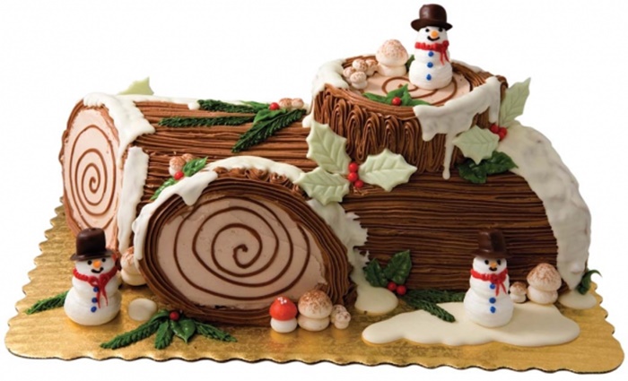 Những hình ảnh bánh kem hình khúc gỗ ấn tượng cho ngày Giáng Sinh 4