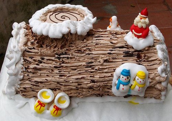 Những hình ảnh bánh kem hình khúc gỗ ấn tượng cho ngày Giáng Sinh 6