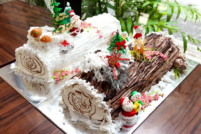 Những hình ảnh bánh kem hình khúc gỗ ấn tượng cho ngày Giáng Sinh 9