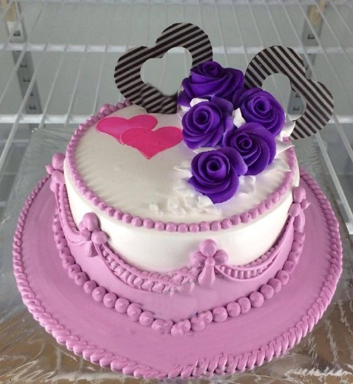 Những hình ảnh bánh sinh nhật màu tím dễ thương và vô cùng ấn tượng 3