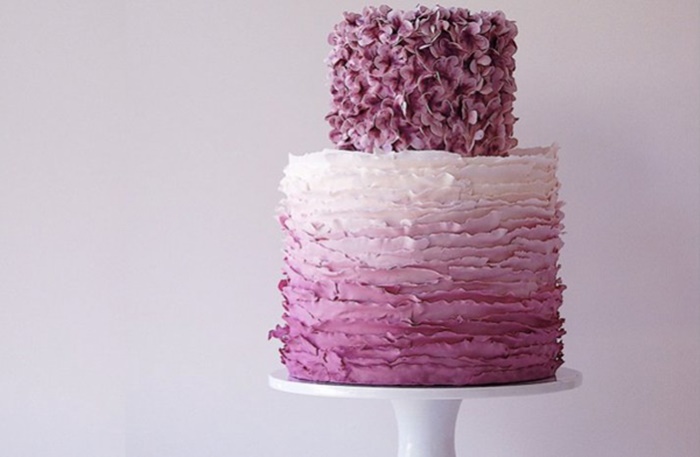 Những hình ảnh bánh sinh nhật màu tím dễ thương và vô cùng ấn tượng 7