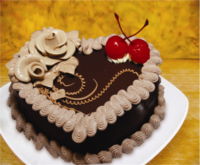 Những hình ảnh bánh sinh nhật trái tim socola ngọt ngào nhất 1