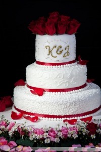 Những hình ảnh bánh kem cưới đẹp lãng mạn và lung linh nhất 8