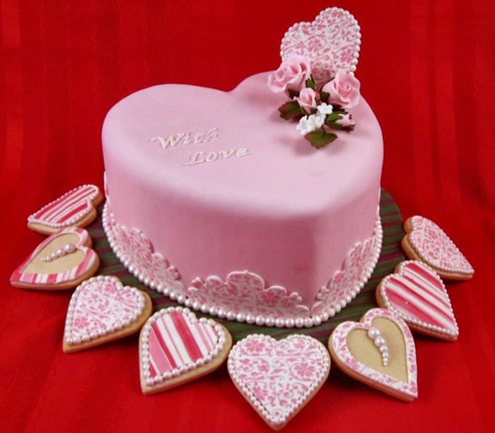 Những hình ảnh bánh sinh nhật trái tim dành tặng bạn gái vô cùng ý nghĩa 10
