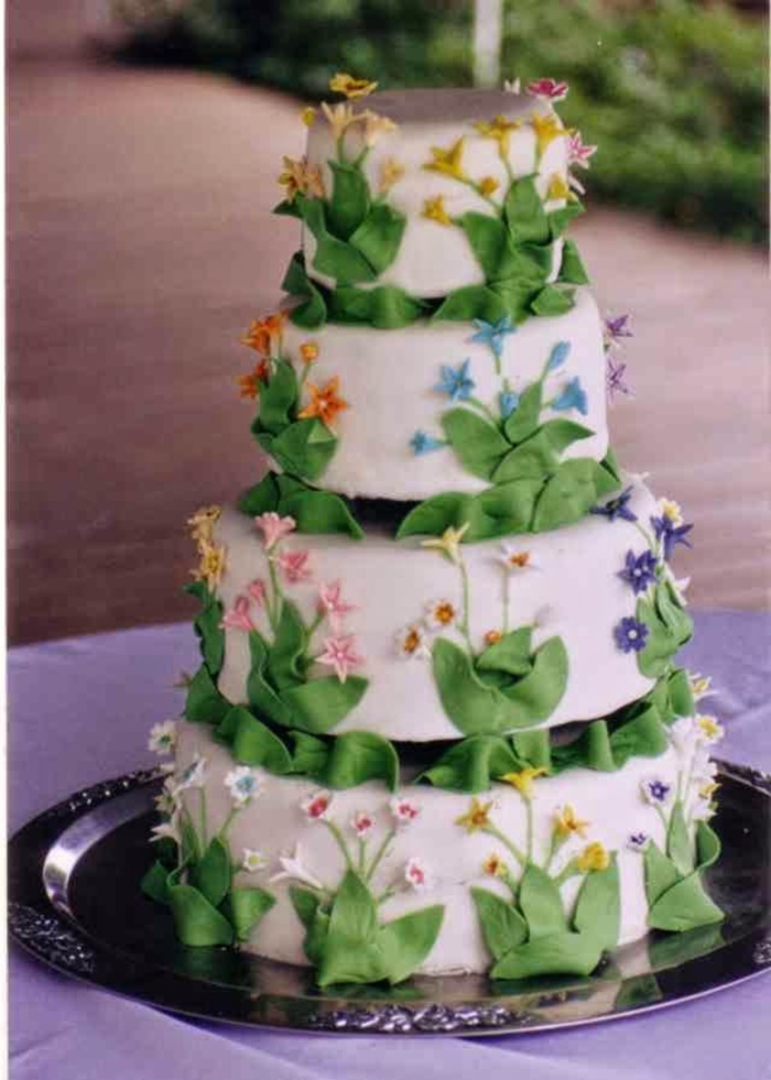 Những hình ảnh bánh sinh nhật với gam màu xanh tuyệt đẹp vô cùng 5