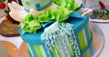 Những hình ảnh bánh sinh nhật với gam màu xanh tuyệt đẹp vô cùng 8