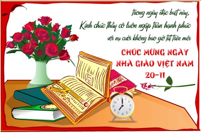 Những hình ảnh thiệp chúc mừng Ngày Nhà Giáo Việt Nam 20-11 tràn đầy ý nghĩa 7