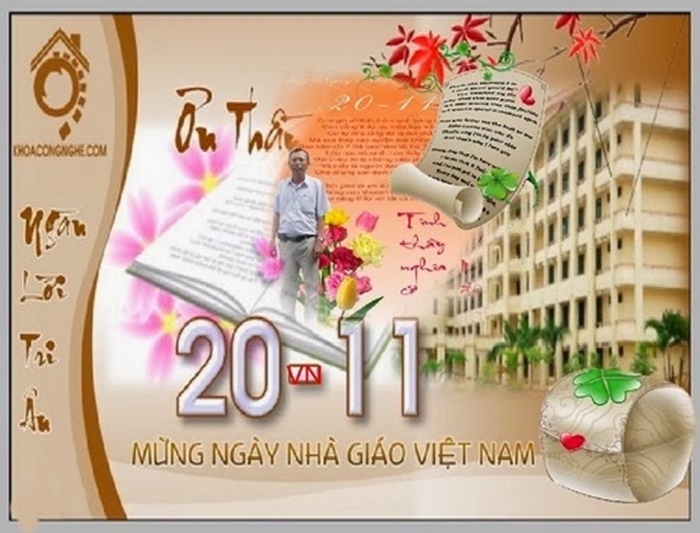 Những hình ảnh thiệp chúc mừng Ngày Nhà Giáo Việt Nam ấn tượng nhất 7