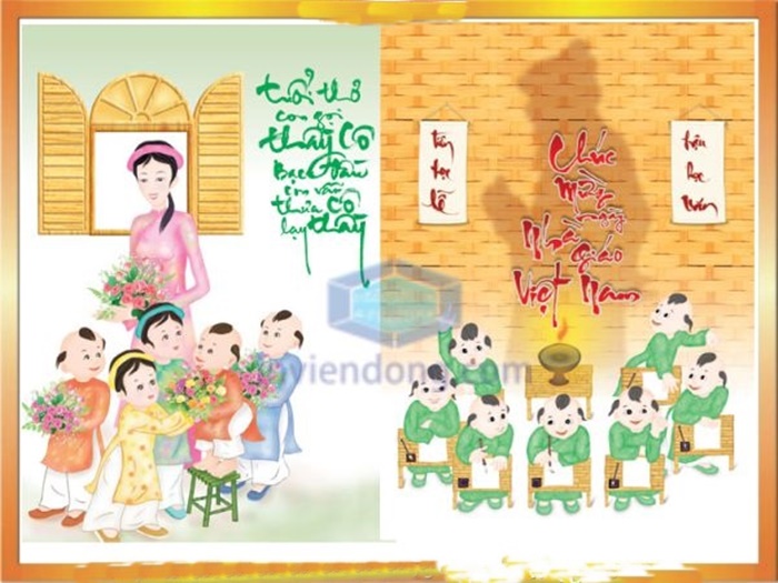 Những hình ảnh thiệp chúc mừng Ngày Nhà Giáo Việt Nam ấn tượng nhất 8