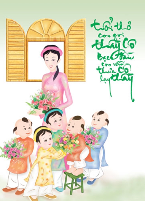 Thiệp 20-11 đẹp chúc mừng ngày nhà giáo Việt Nam hay và ý nghĩa nhất 36