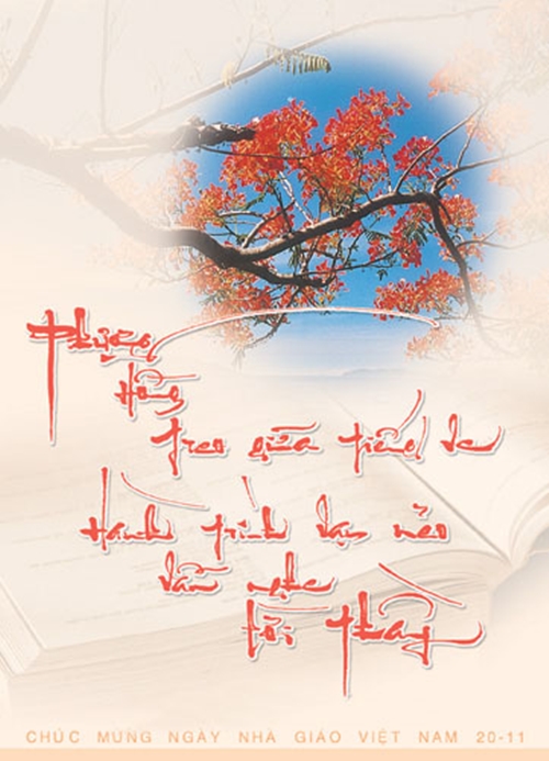 Thiệp 20-11 đẹp chúc mừng ngày nhà giáo Việt Nam hay và ý nghĩa nhất 42