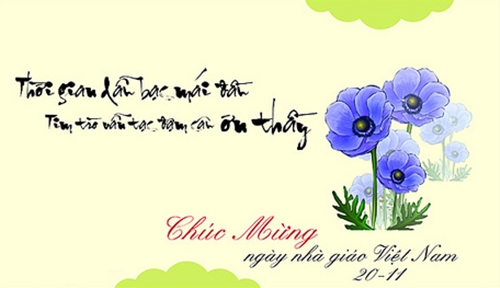 Thiệp 20-11 đẹp chúc mừng ngày nhà giáo Việt Nam hay và ý nghĩa nhất 43
