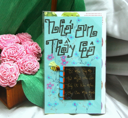 Thiệp 20-11 handmade đẹp độc đáo dành tặng quý thầy cô nhân ngày nhà giáo Việt Nam 17