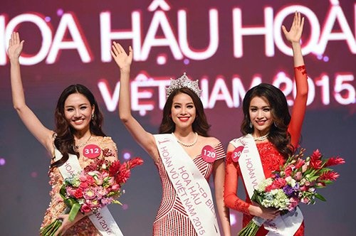 Hình ảnh tân hoa hậu Hoàn vũ Việt Nam 2015 Phạm Hương 6