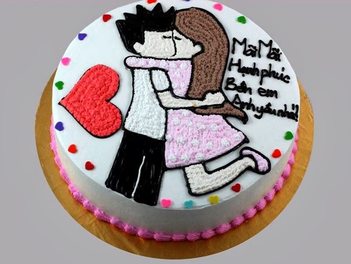 Tuyển tập những mẫu bánh sinh nhật dành tặng chồng vô cùng ý nghĩa và cực kì lãng mạn 2
