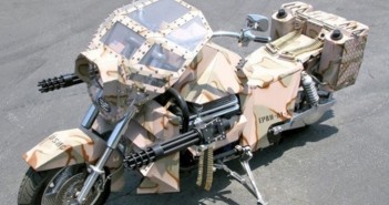 Hình ảnh những chiếc xe máy độ phong cách nhà binh cực ngầu dành cho người đam mê-7