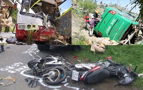 Hình ảnh tai nạn giao thông xe máy mới nhất chết người 6