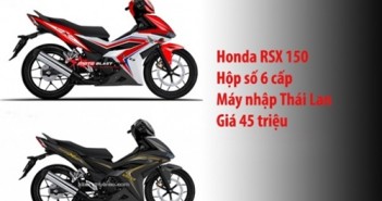 Supra X150 mới của Honda giá bao nhiêu RSX 150 4