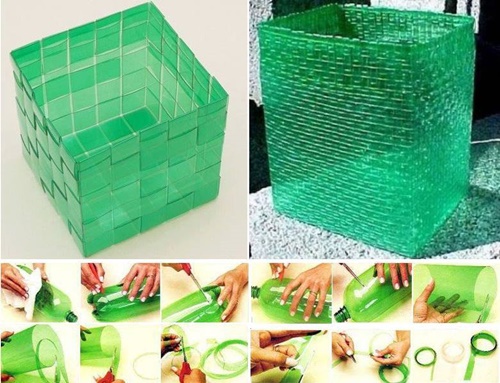Tái chế chai nhựa trồng cây hộp bút chậu hoa đồ trang trí và nhiều vật dụng hữu ích 26