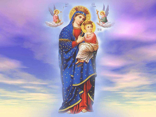 Ảnh đức mẹ Maria đẹp mân côi fatia linh thiêng 8