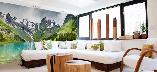 Giấy dán tường đẹp giá rẻ cho phòng ngủ phòng khách hòa mình cùng thiên nhiên 6