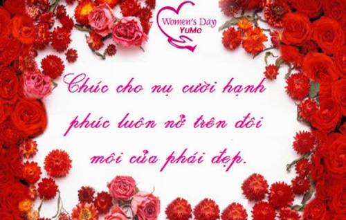 Lời chúc ngày phụ nữ Việt Nam 20-10-2016 hay ý nghĩa nhất 5