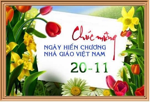 Hình ảnh 20-11 đẹp dùng để in thiệp tặng thầy cô giáo ngày nhà giáo Việt Nam 11