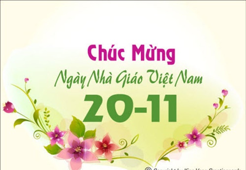 Hình ảnh 20-11 đẹp dùng để in thiệp tặng thầy cô giáo ngày nhà giáo Việt Nam 2