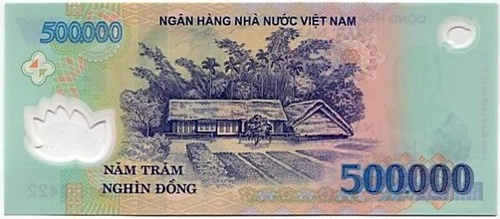 Hình ảnh tiền Việt Nam cùng các địa danh được in trên các mệnh giá 23