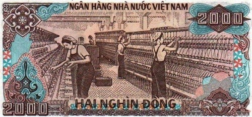 Hình ảnh tiền Việt Nam cùng các địa danh được in trên các mệnh giá 9